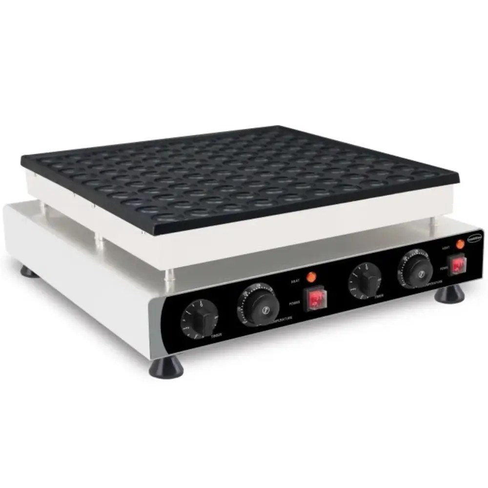 Combisteel Poffertjesplaat | 50°c/300°c | Rvs | Elektrisch | 2.4kw (230v) | 570x540x190(h)mm