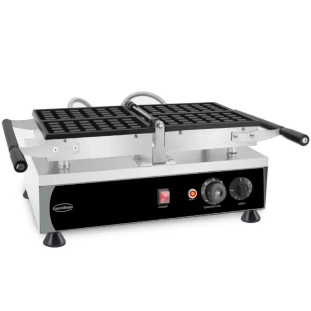 Combisteel Wafelijzer | Enkel | Brusselse Wafels (167x102x28mm) | 1.2kw (230v) | Draaibaar | Timer | 605x280x250(h)mm