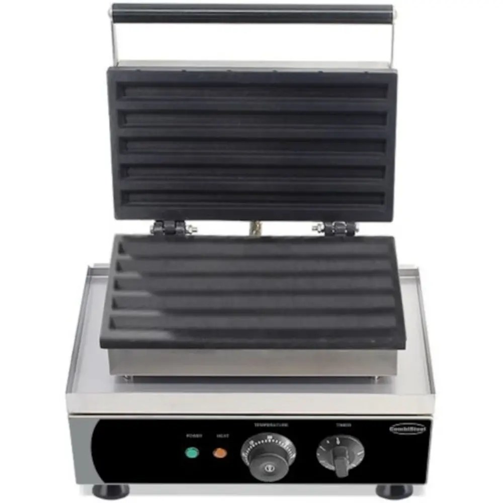 Combisteel Churroijzer | Enkel | Churros (297x22x20mm) | 1.75kw (230v) | Timer | 380x350x465(h)mm