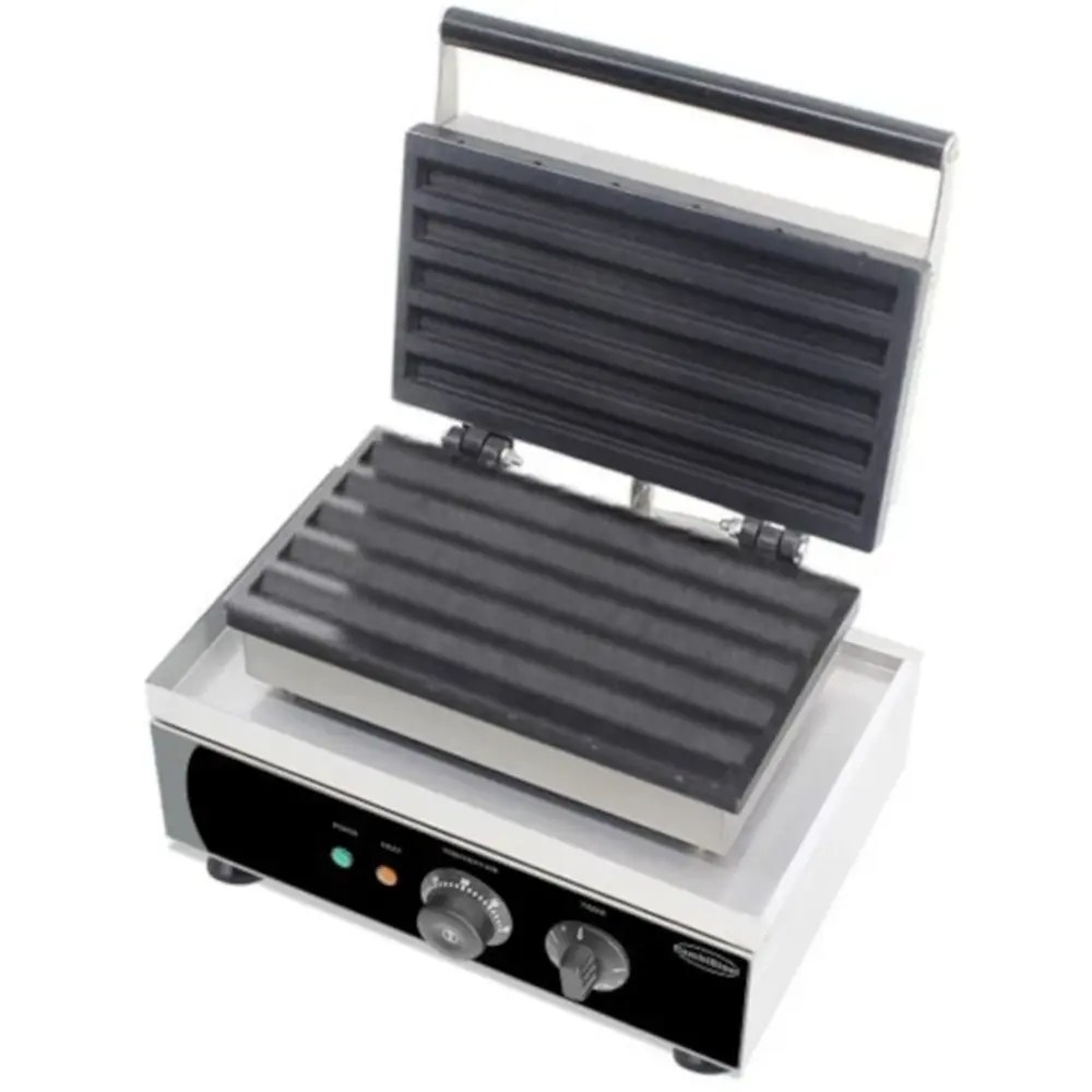 Combisteel Churroijzer | Enkel | Churros (297x22x20mm) | 1.75kw (230v) | Timer | 380x350x465(h)mm