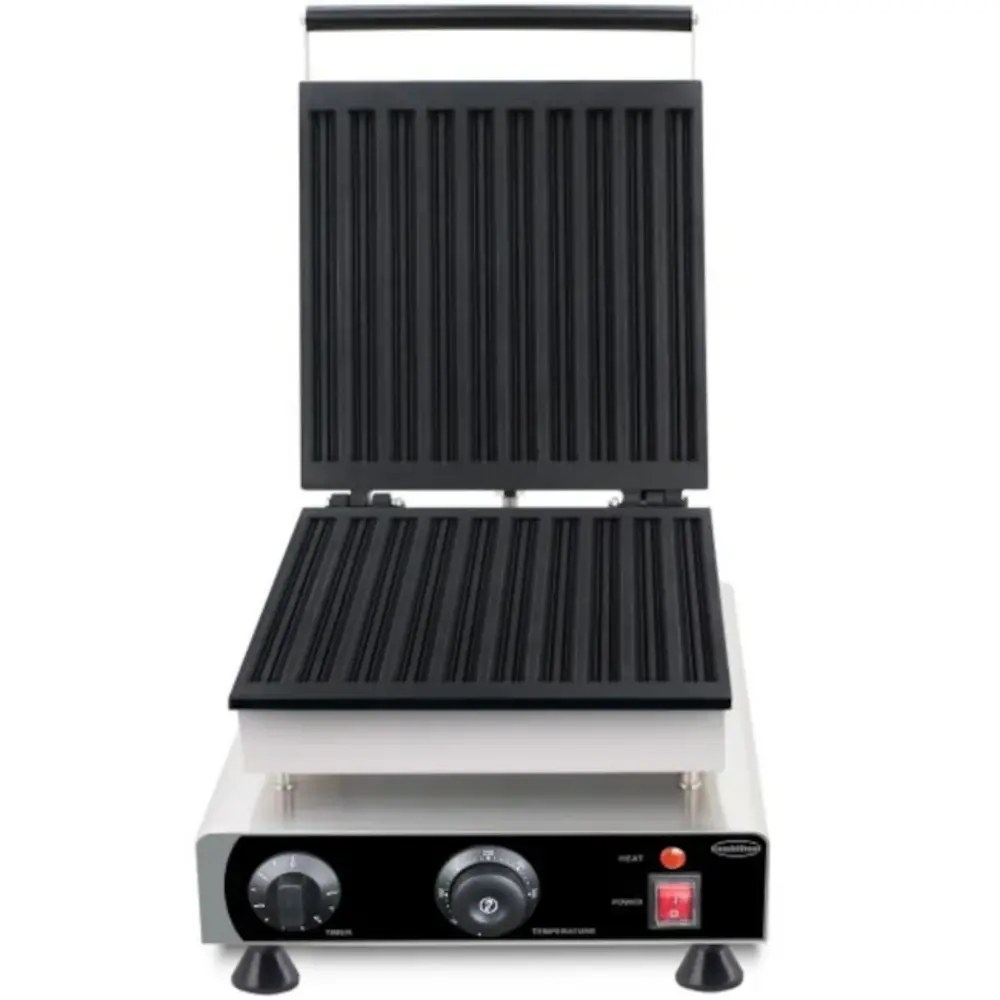 Combisteel Churroijzer | Enkel | Churros (217x19x15mm) | 1.75kw (230v) | Timer | 302x405x485(h)mm