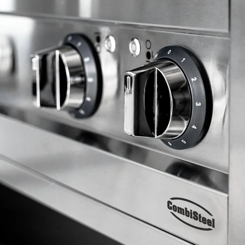 Combisteel Inductiefornuis | Entry 700 | 4 Kookpunten | 14kw (400v) | Open Onderkast | 800x700x900/940(h)mm