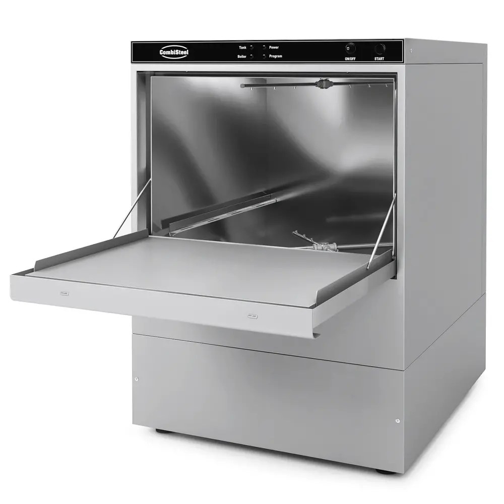 Combisteel Glazenspoelmachine | Mand 400x400 | Naglanspomp | 230v | 472x532x709(h)mm