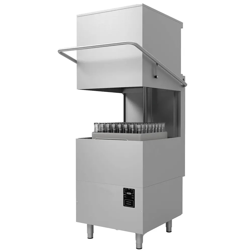 Combisteel Doorschuifvaatwasser | Mand 500x500 | Naglanspomp | 400v | 731x815x1430/1870(h)mm