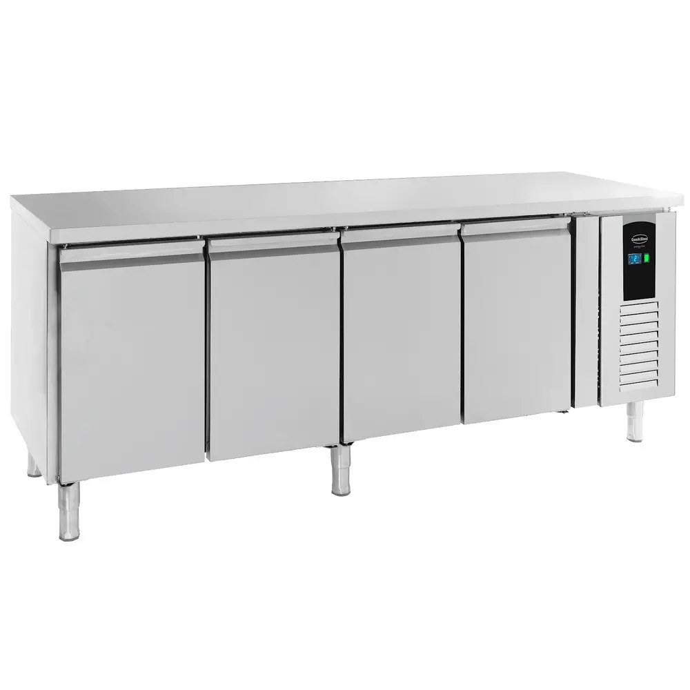 Combisteel Koelwerkbank | Energy Line | Energiezuinig | 393l | 4 Deuren (1/1 Gn) | +2°c/+8°c | Geforceerd | 2230x700x860(h)mm