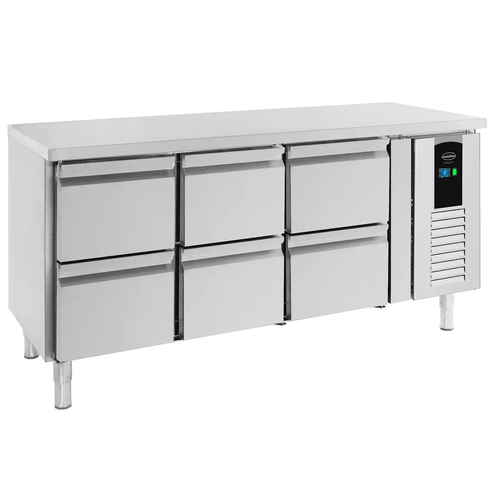 Combisteel Koelwerkbank | Energy Line | 291l | 6 Laden (1/1 Gn) | +2°c/+8°c | Geforceerd | 1795x700x860(h)mm