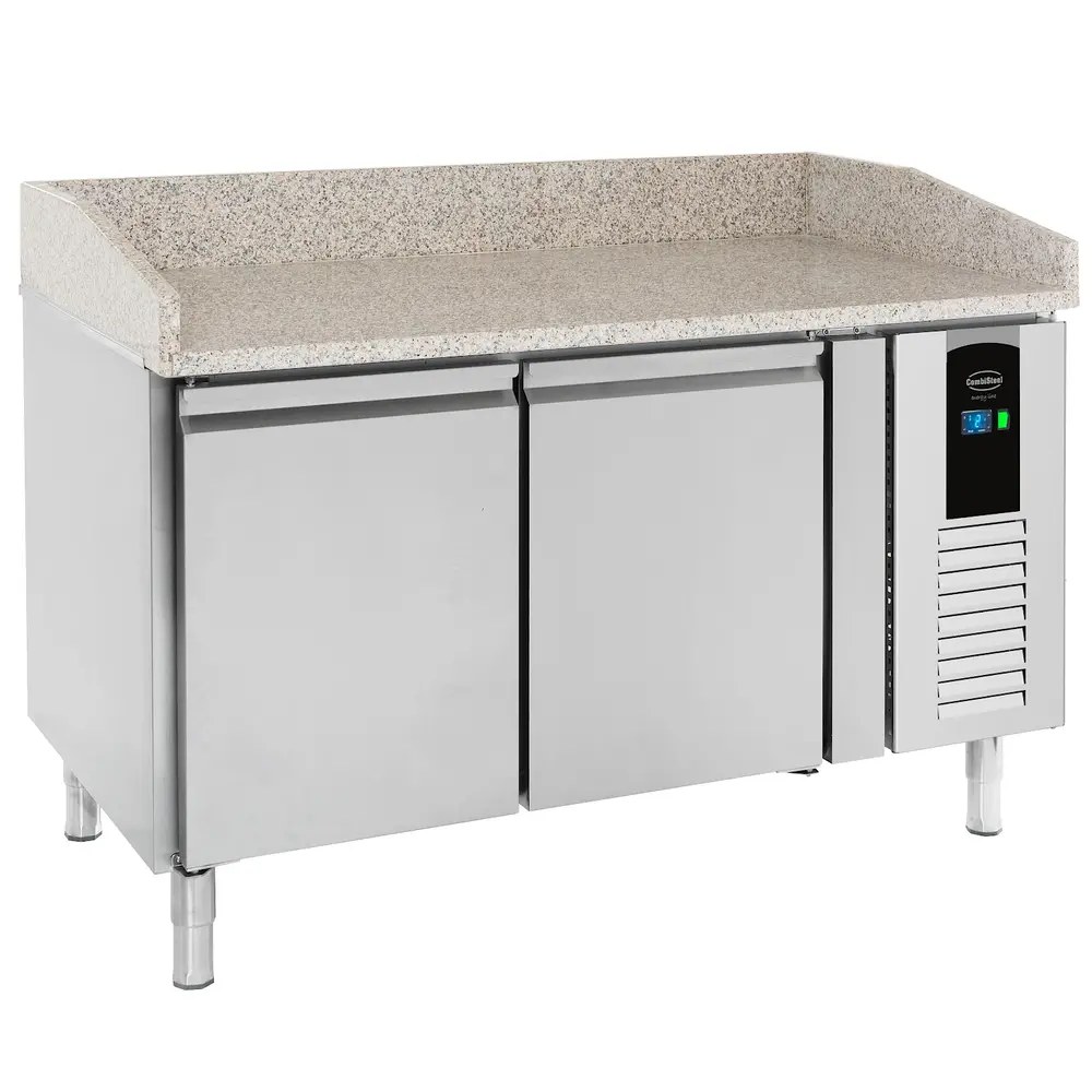 Combisteel Pizzawerkbank | Energy Line | Energiezuinig | 268l | 2 Deuren (en600x400) | +2°c/+8°c | Geforceerd | 1510x800x910/1090(h)mm