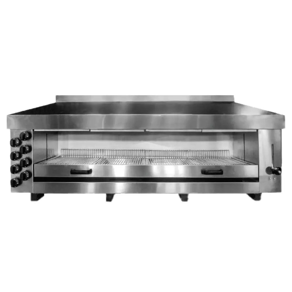 Combisteel Pitaoven | Gas | 8 Branders (8x 1.95kw) | Verstelbare Hoogte | 1650x490x680(h)mm