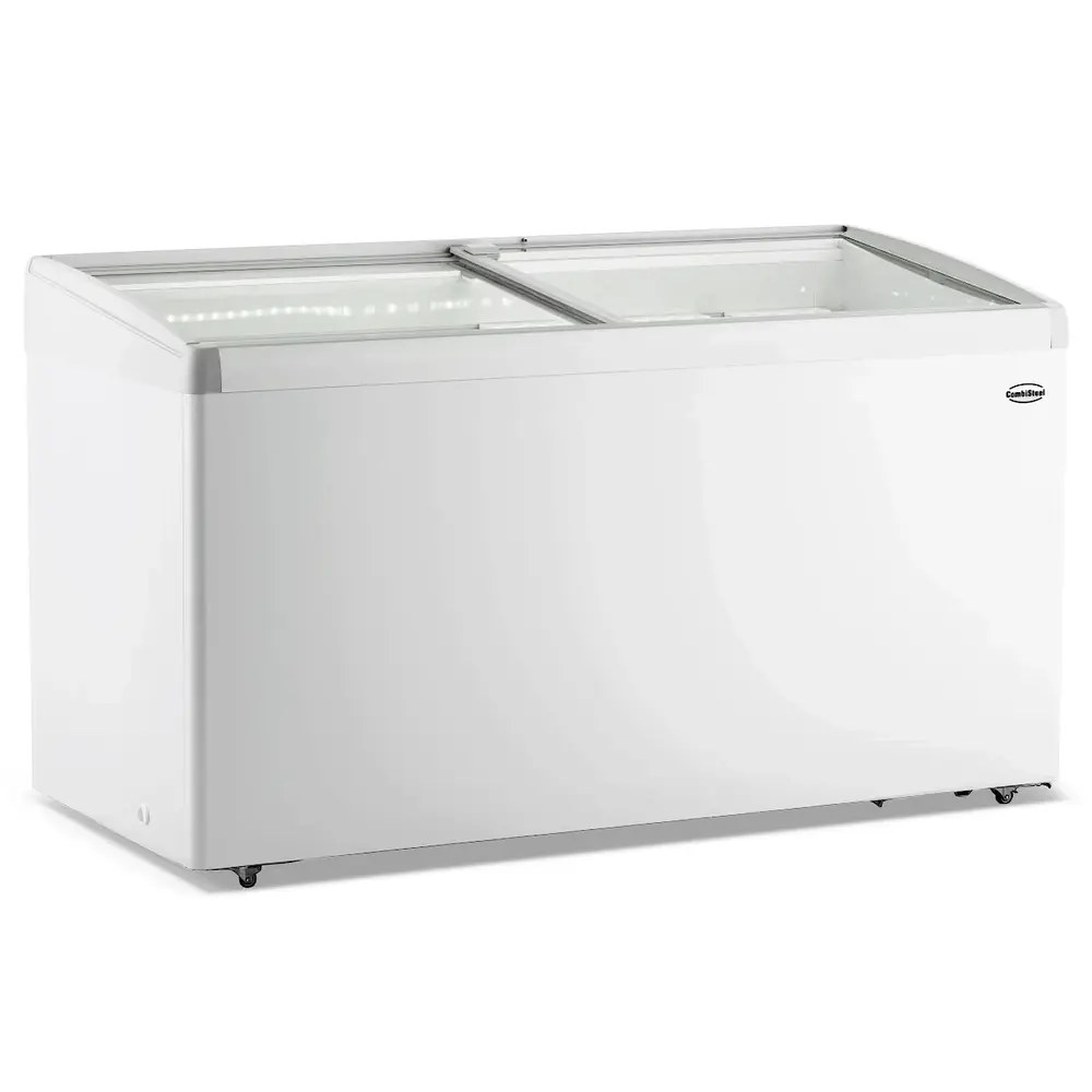 Combisteel Koel-/vrieskist | Lotte | 456l | Wit | -18°c/-25°c & 0°c/+10°c | Statisch | Schuifdeksels | Wielen | 1434x653x840(h)mm