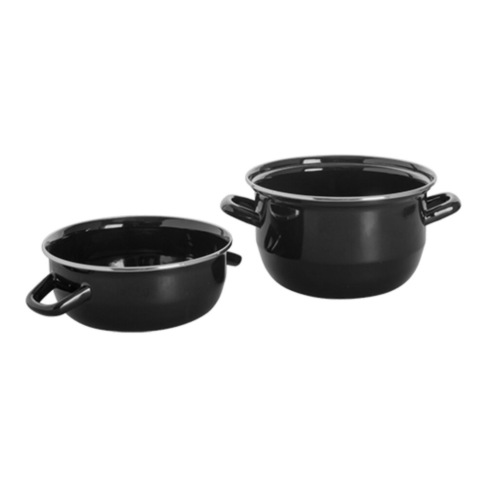 Emga Mosselpan | Geëmailleerd | 2.8l | Div. Warmtebronnen | Incl. Deksel | ø180mm