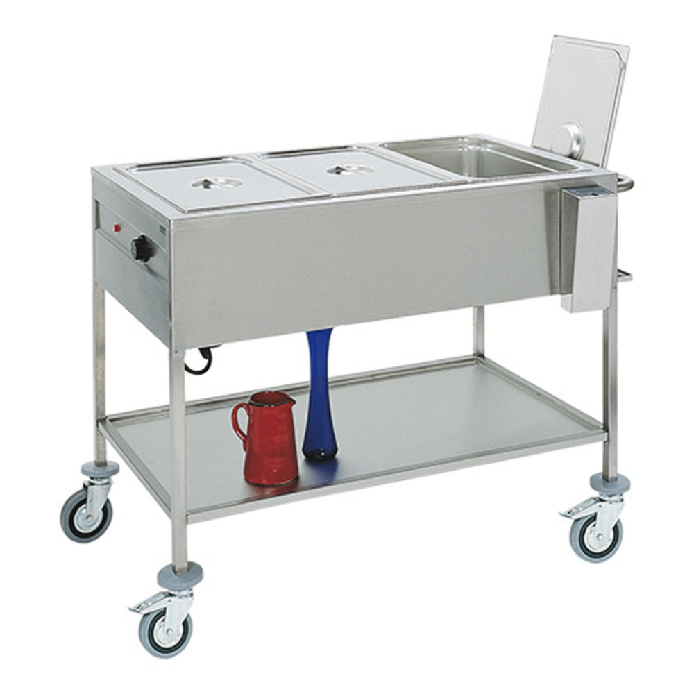 Emga Bain Marie Wagem | Gn3/1x1-200mm | 1500w | 1160x670x860(h)mm