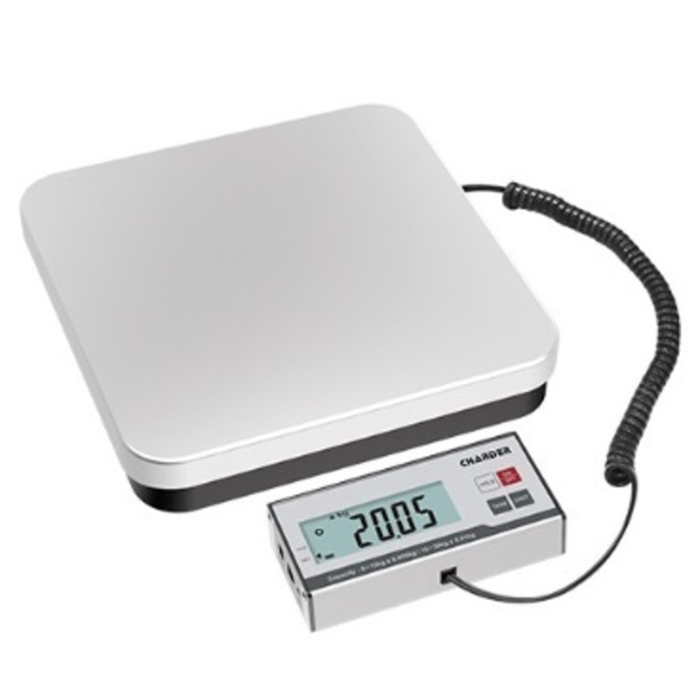 Emga Weegschaal Elektronisch Plateau 30x30cm 060kg/10gr | 315x305x40(h)mm