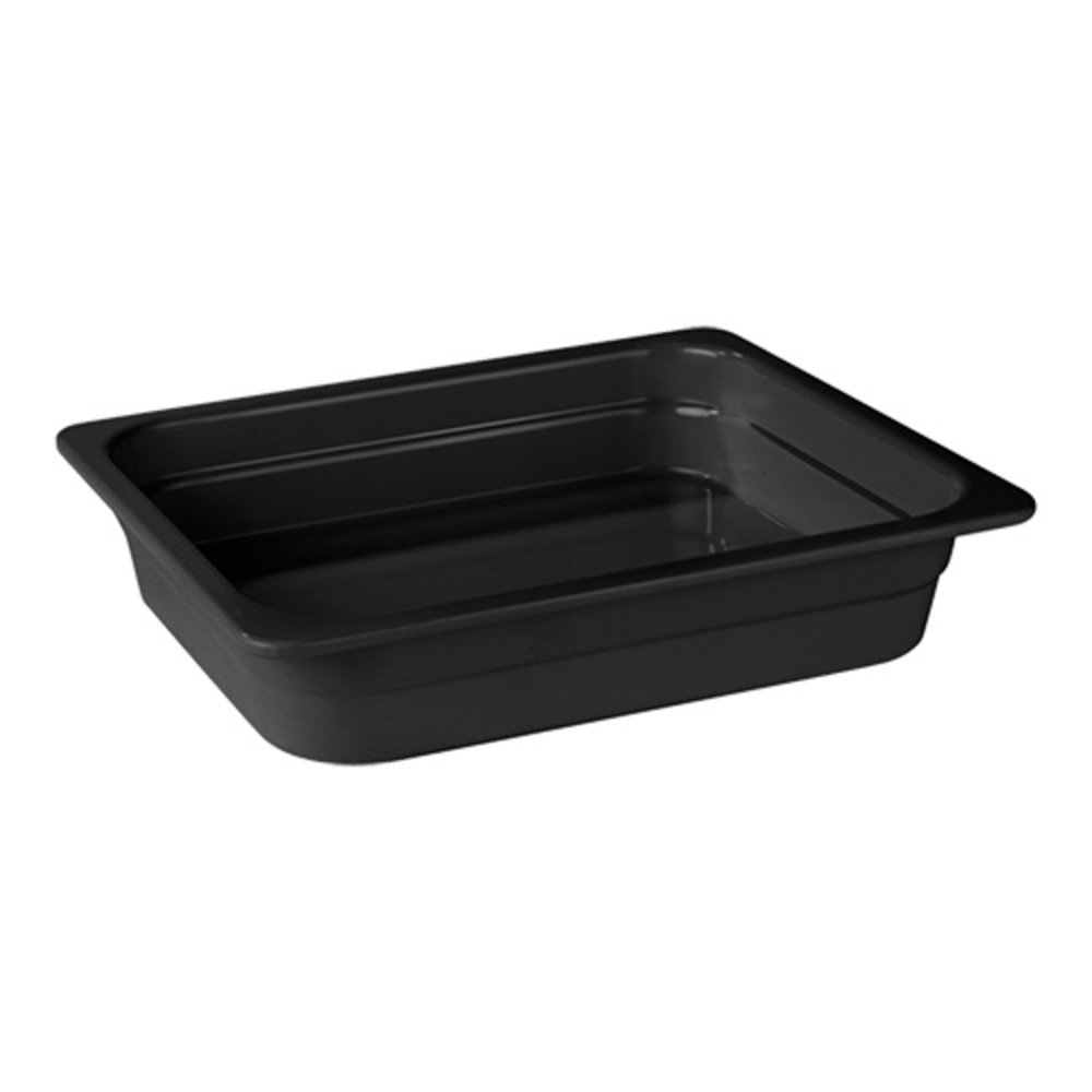 Emga Gastronorm Bak Zwart Melamine | 1/2 GN | 32,5x26,5x6,5(h)cm