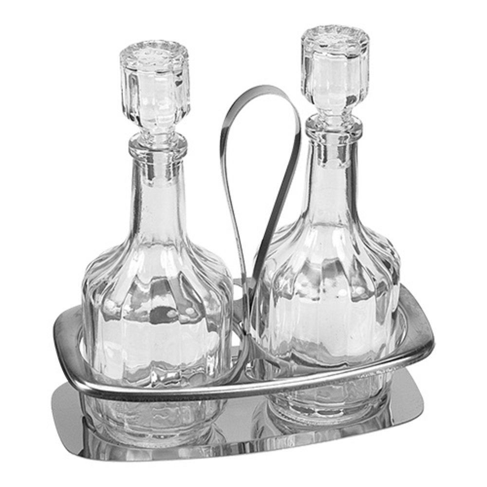 Emga Menage | 2-delig | Rvs/glas | 170(h)mm