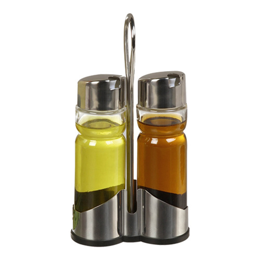 Emga Menage | 2-delig | Rvs/glas | 220(h)mm