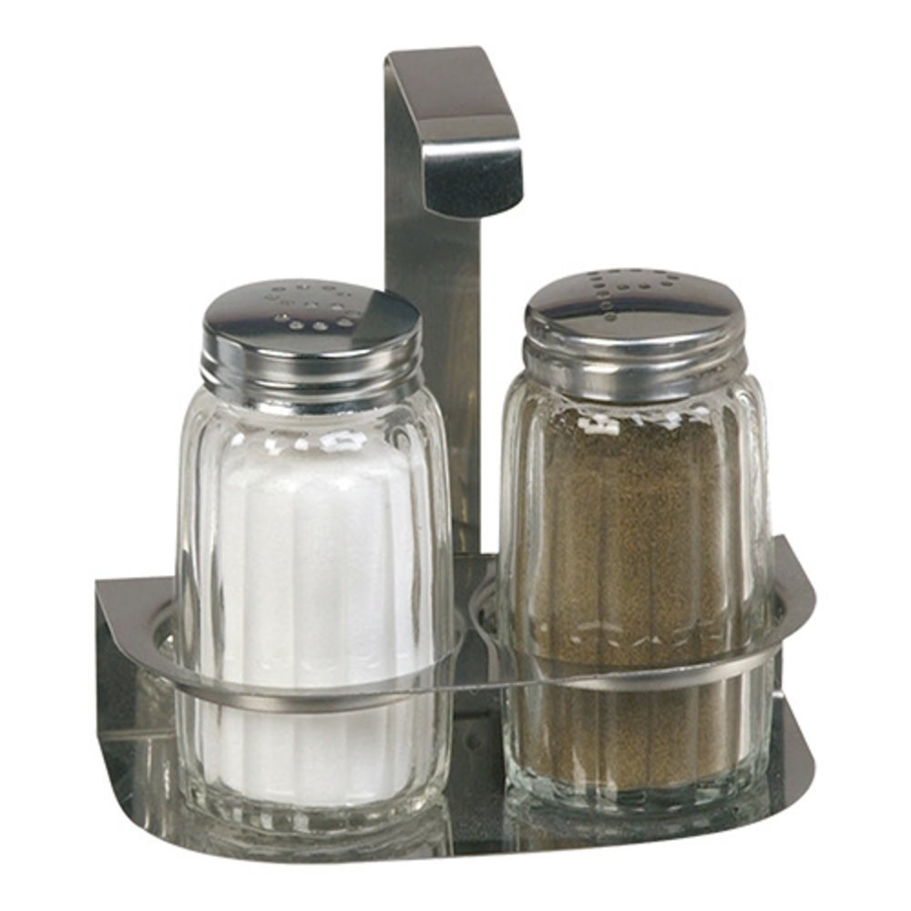 Emga Menage | 2-delig | Rvs/glas | 110(h)mm