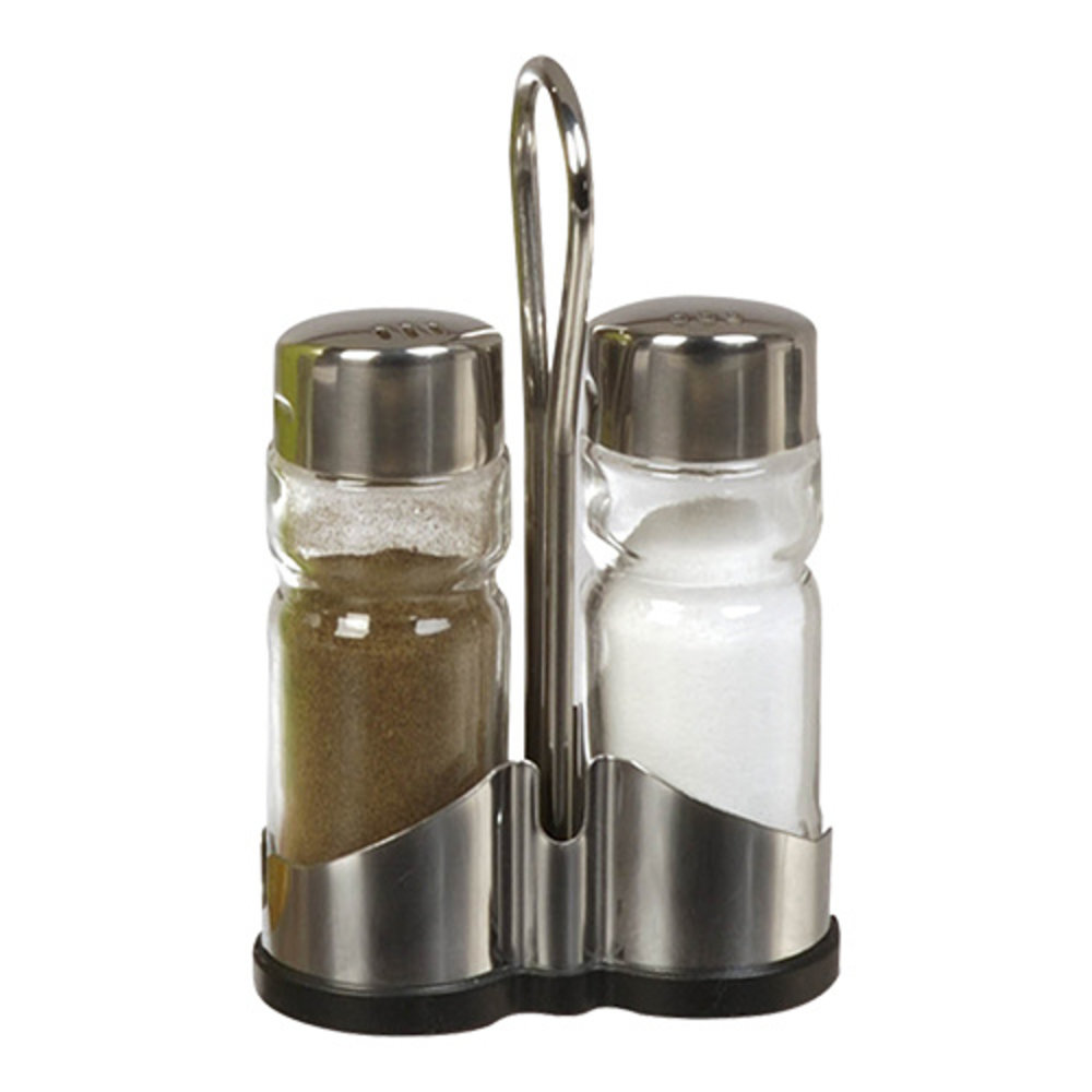 Emga Menage | 2-delig | Rvs/glas | 130(h)mm