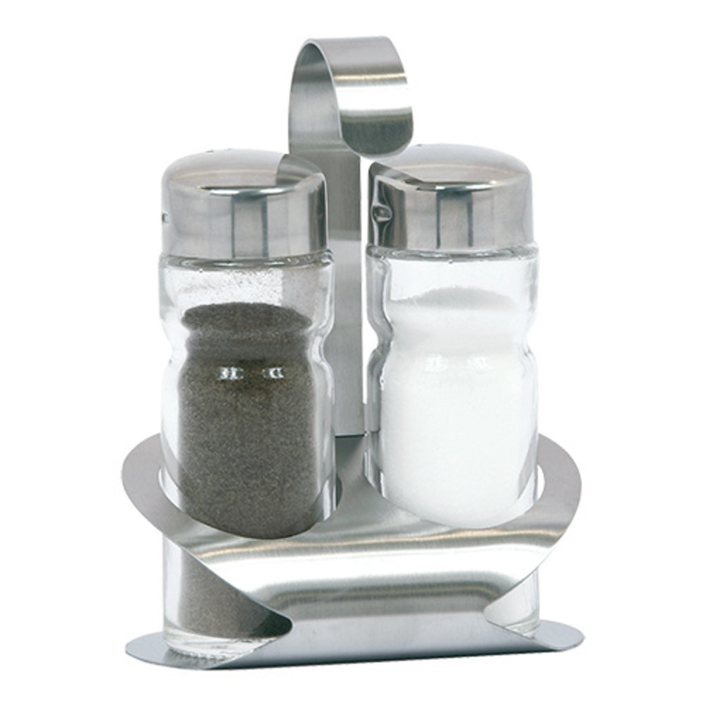 Emga Menage | 2-delig | Rvs/glas | 120(h)mm