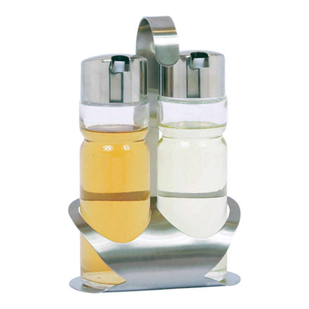 Emga Menage | 2-delig | Rvs/glas | 190(h)mm
