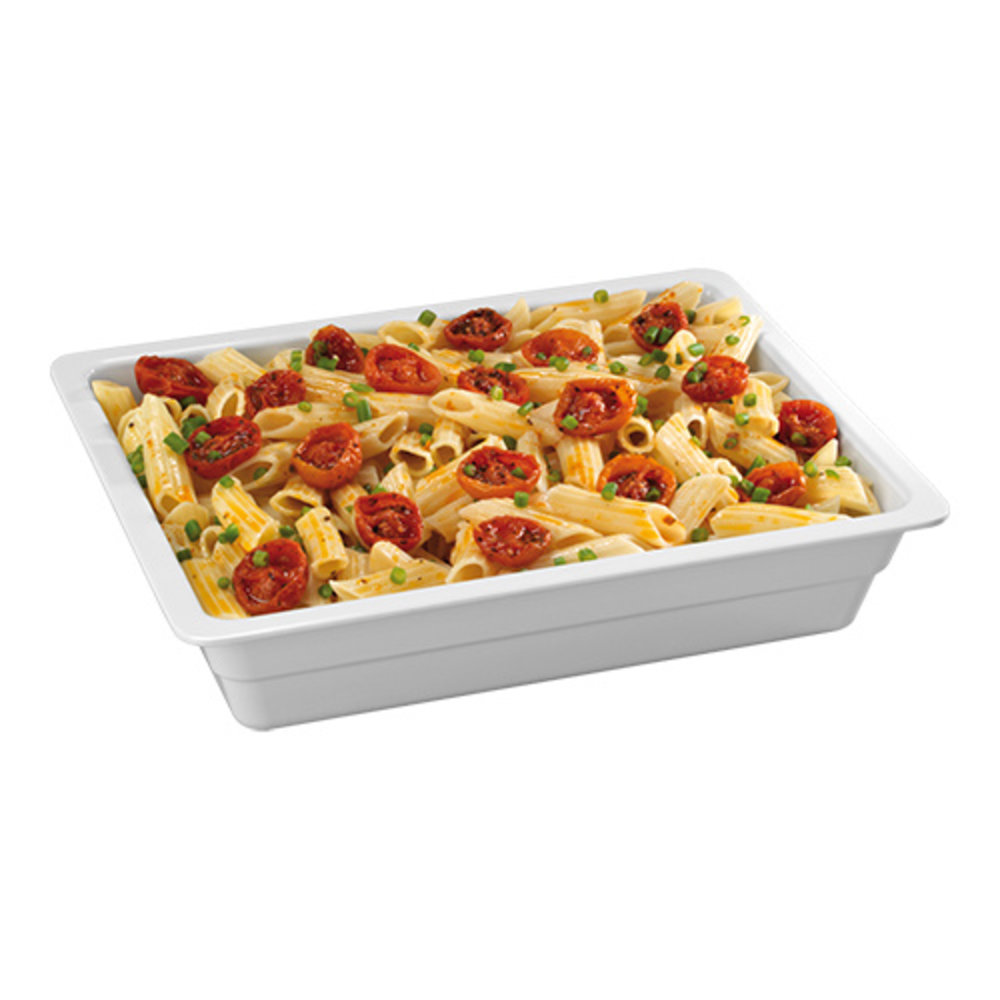 Emga Gastronorm Bak Wit Melamine | 1/2 GN | 32,5x26,5x6,5(h)cm