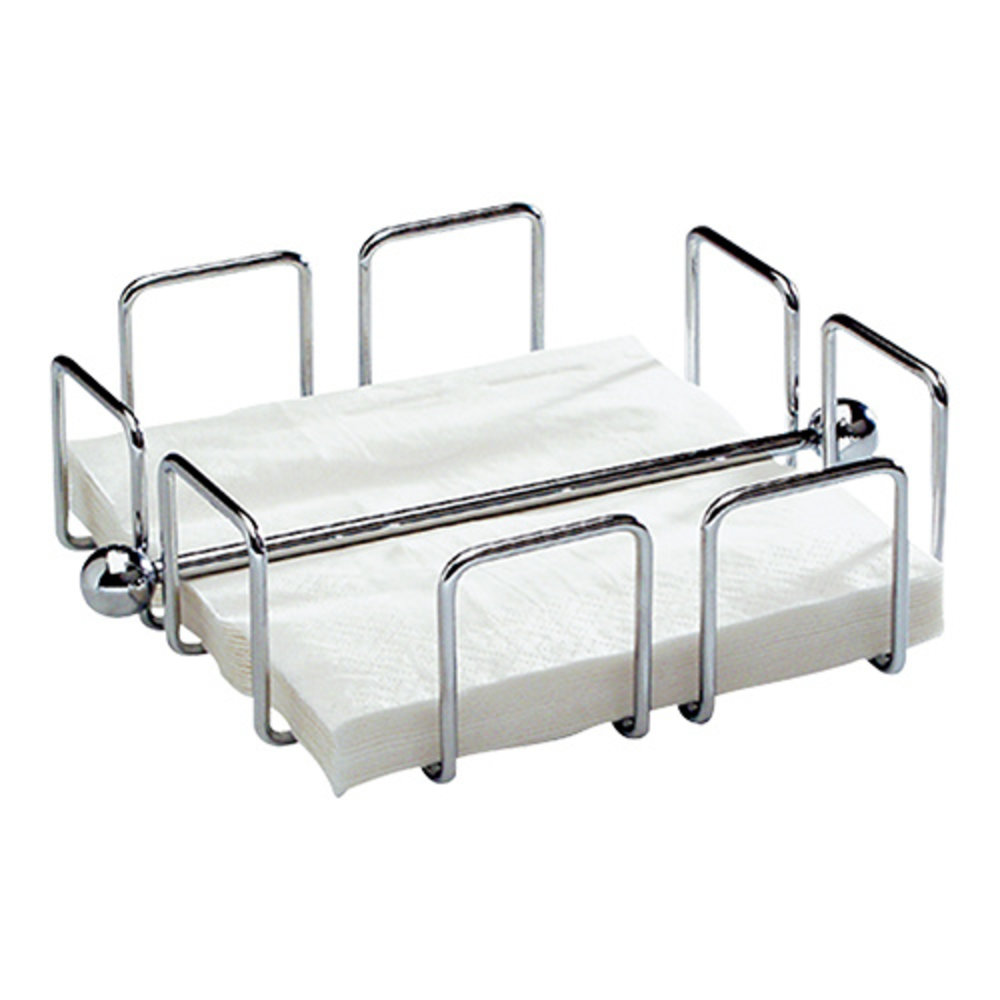 Emga Servet Standaard | Verchroomd | 140x140x70(h)mm