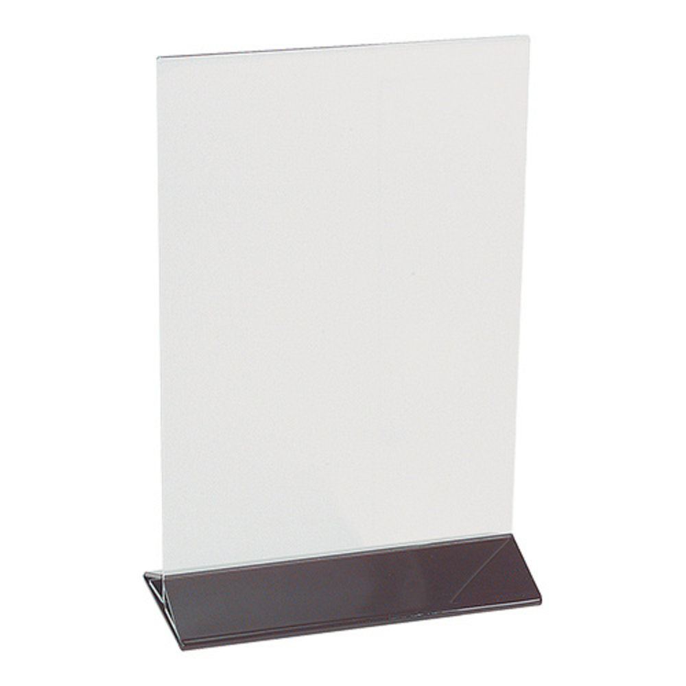 Emga Menu Standaard Transparant Plexiglas A5 15x21(h)cm