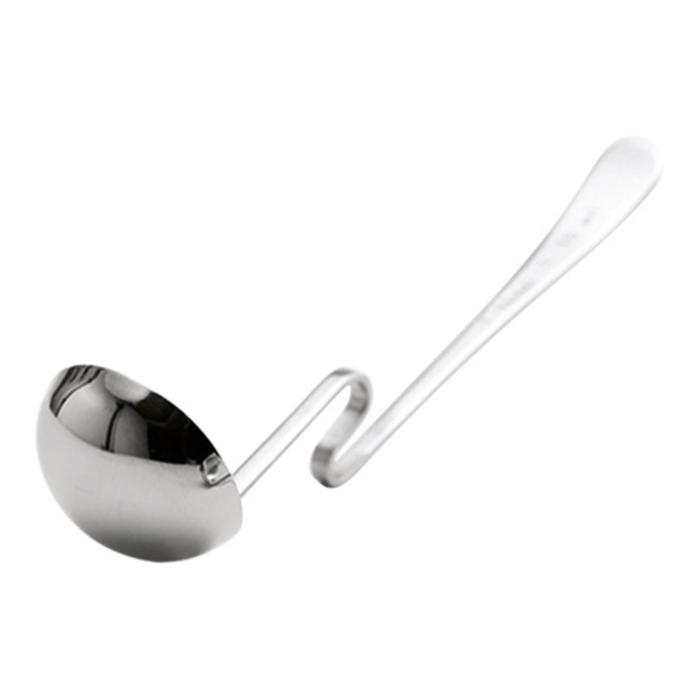 Emga Sauslepel | Gebogen Rvs | ø47x170mm