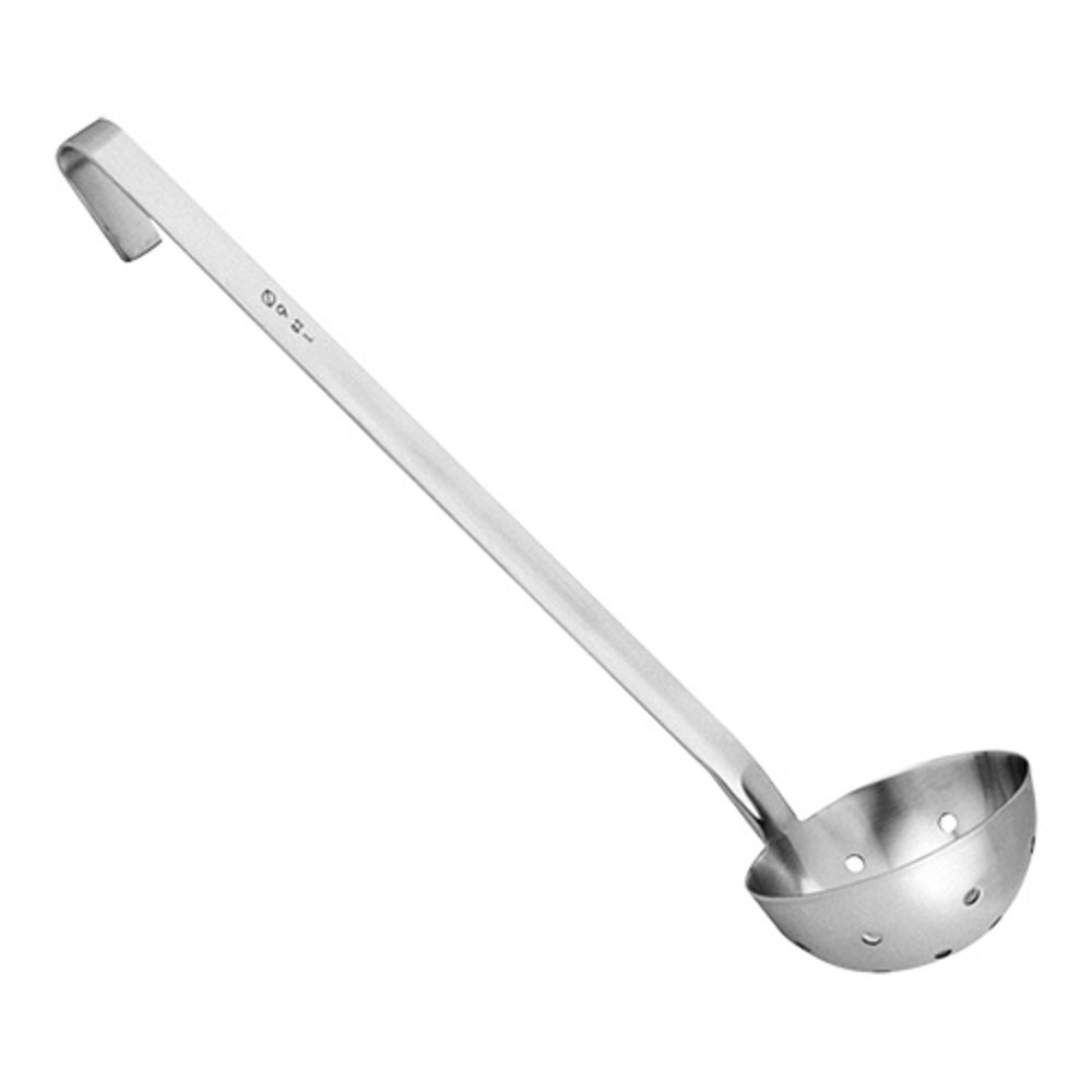 Emga Opscheplepel | Rvs | Geperforeerd | ø100x370mm