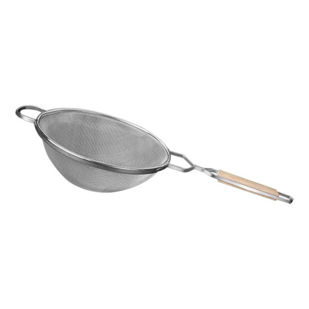 Emga Passerzeef | Vertind | Dubbel Gaas + Beschermbeugel + Houten Steel | ø140mm