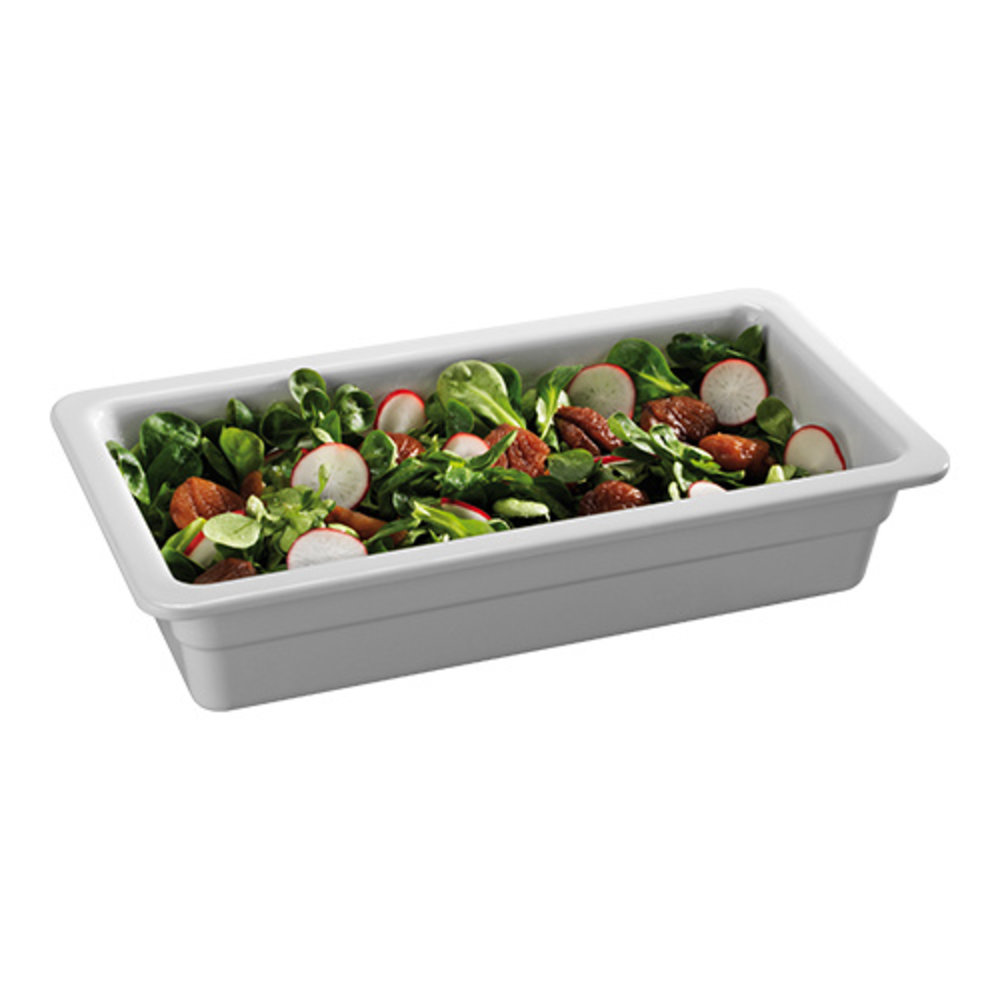 Emga Gastronorm Bak Wit Melamine | 1/3 GN | 32,5x17,6x6,5(h)cm