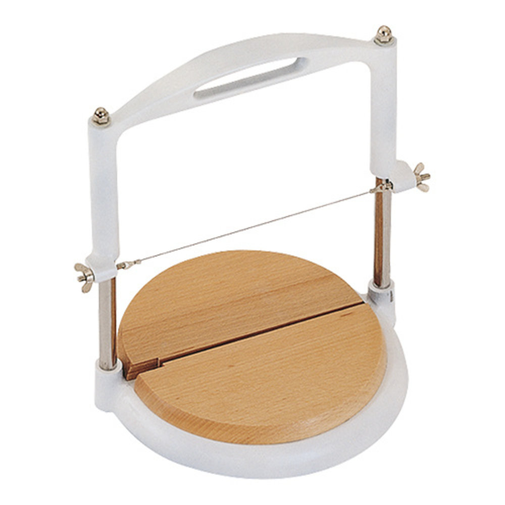 Emga Franse Kaas Guillotine | Marmeren Plateau | Draad 300(l)mm | ø250x340(h)mm