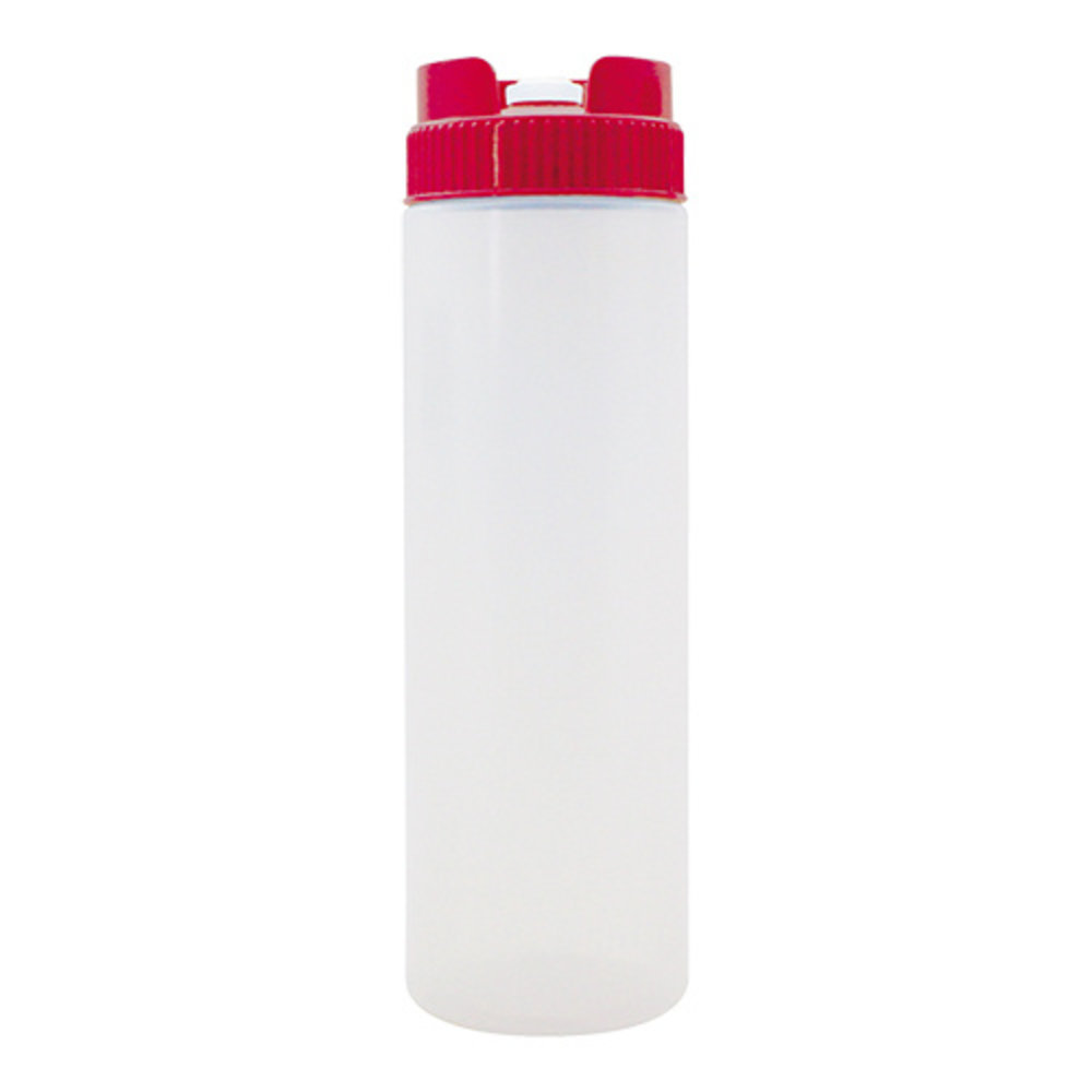 Emga Doseerfles | Rood | Non-drip | Maatverdeling | 0.36l | ø55x190(h)mm