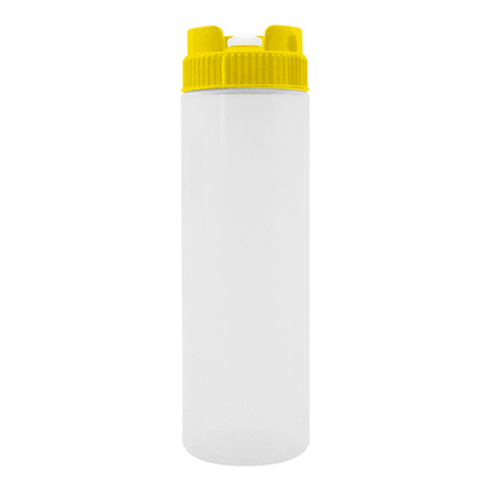 Emga Doseerfles | Geel | Non-drip | Maatverdeling | 0.36l | ø55x190(h)mm