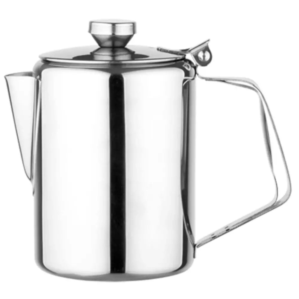 Emga Koffiekan | Rvs | Gepolijst | Met Deksel | 0.6l | ø90x130(h)mm