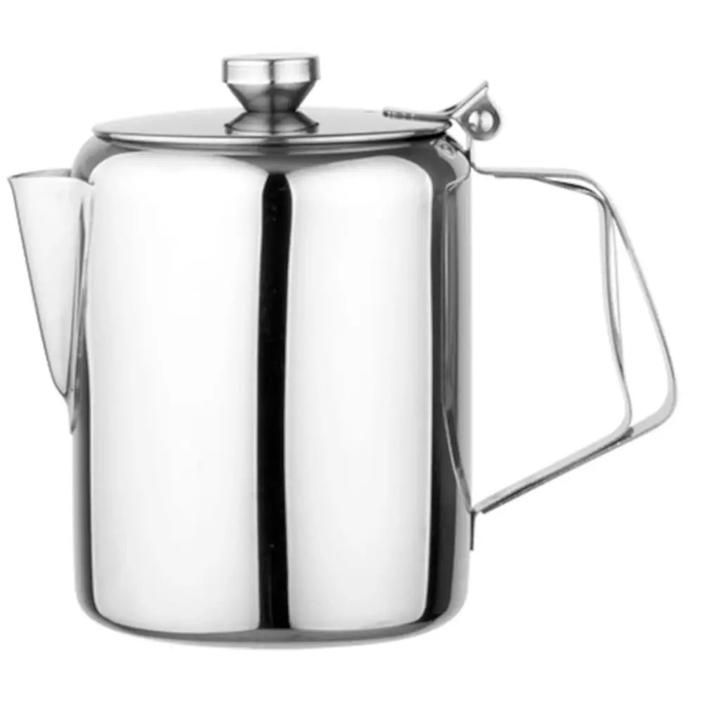 Emga Koffiekan | Rvs | Gepolijst | Met Deksel | 1L | ø100x140(h)mm