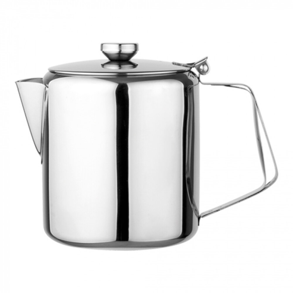 Emga Koffiekan | Rvs | Gepolijst | Met Deksel | 1.5l | ø120x150(h)mm