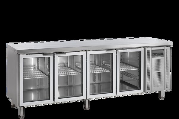 Koelwerkbanken Glasdeuren