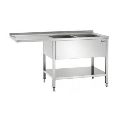 Rvs Voorlader Spoeltafels Schap