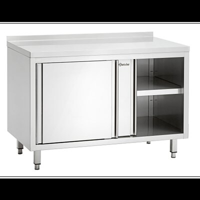 Rvs Werkbank Met Schuifdeuren